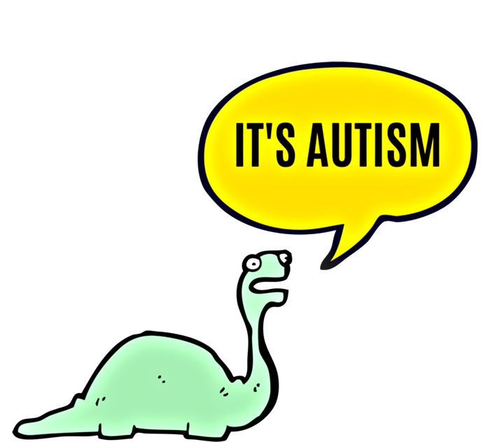 ItS Autism! Funny Dinosaur Autism Gift T-Shirt