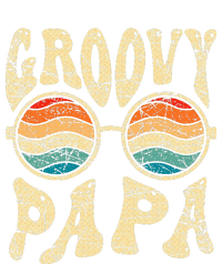 Groovy Papa 70s Aesthetic Nostalgia 1970S Retro Groovy Dad Ladies Long Sleeve Shirt