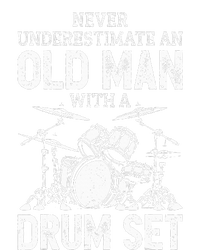 Drummer Never Underestimate An Old Man With A Drum Set 16 in Basic Backpack