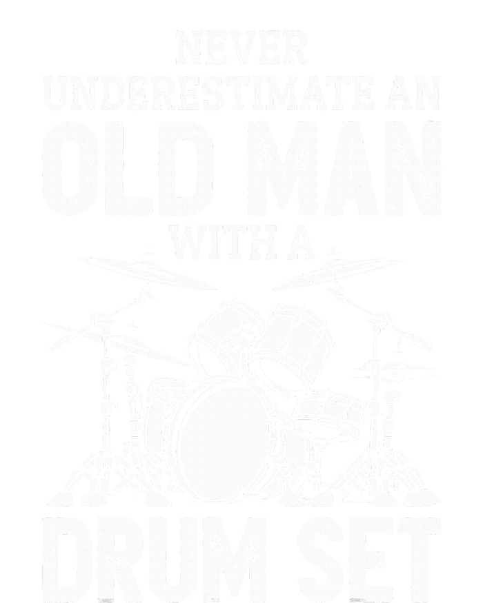 Drummer Never Underestimate An Old Man With A Drum Set 16 in Basic Backpack