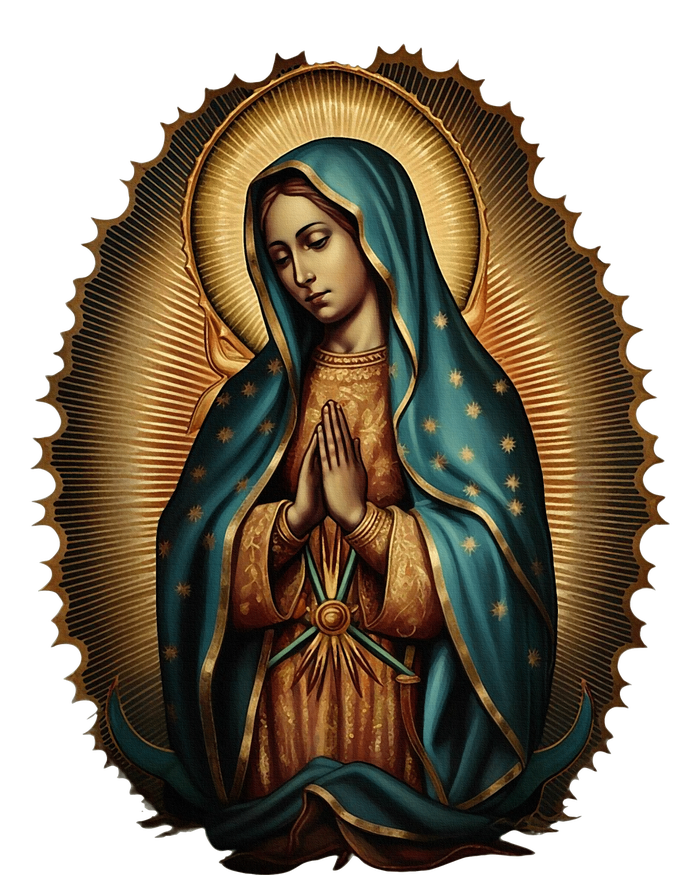 Our Lady Virgen De Guadalupe Virgin Mary Catholic Saint Art T-Shirt