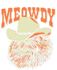 Meowdy! Funny Country Music Cat Cowboy Hat Vintage Women's Strappy Tank