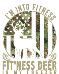 Funny IM Into Fitness FitNess Deer In My Freezer Deer High Crown Mesh Back Trucker Hat