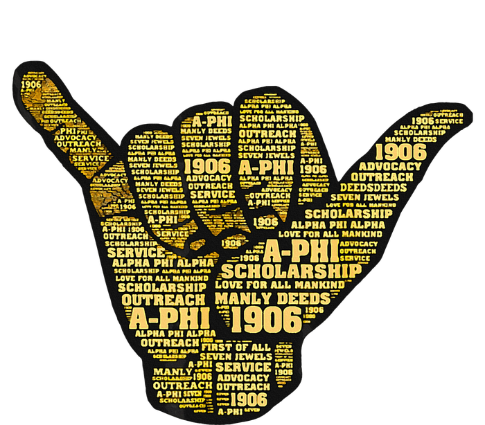 Alpha African Fraternity Hand Sign Words 1907 Women's Racerback Tank