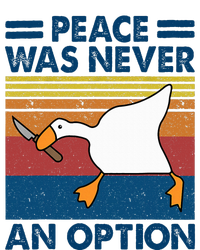 Murder Duck Peace Was Never An Option Duck With Knife Meme Cooling Performance Crew T-Shirt