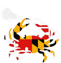 Maryland State Flag Crab Lacrosse Complete Stick T-Shirt