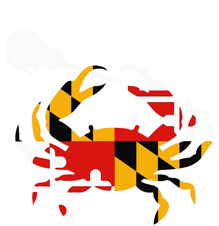 Maryland State Flag Crab Lacrosse Complete Stick T-Shirt