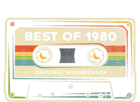 Retro Best Of 1980 Mixtape Vintage 44th Birthday Cassette Kids Long Sleeve Shirt