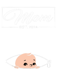 Mom Est 2024 Promoted To Mom 2024 Mother 2024 New Mom 2024 Zip Tote Bag