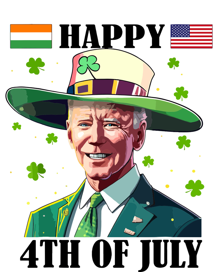 Merry 4th Of Easter Funny Joe Biden St Patricks Day Confused Poster