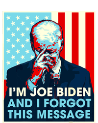 Retro Im Joe Biden And I Forgot This Message Us Flag PosiCharge Competitor Tank