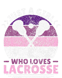 Just A Girl Who Loves Lacrosse Player Women's V-Neck T-Shirt