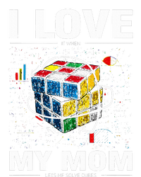 I Love It When My Mom Lets Me Solve Cubes Women's Racerback Tank