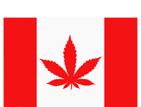 Canada Flag Marijuana Leaf Red Cannabis Kids T-Shirt