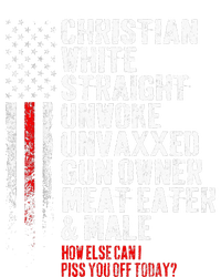 Christian White Straight Unwoke Unvaxxed Gun Owner V-Neck T-Shirt