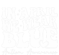 In April We Wear Blue Autism Awareness Mesh Reversible Basketball Jersey Tank