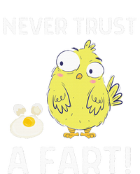 Never Trust A Fart Funny Chicken Egg Valucap Bio-Washed Visor