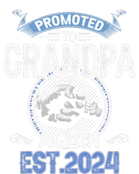 Promoted To Grandpa Again Funny Pregnancy Announcement 2024 Tall T-Shirt