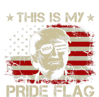 This Is My Pride Flag Trump 2024 American Flag 4th Of July Tall Long Sleeve T-Shirt