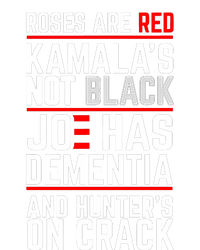 Roses Are Red Kamalas Not Black Joe Has Dementia And Hunters On Crack Valucap Bio-Washed Visor