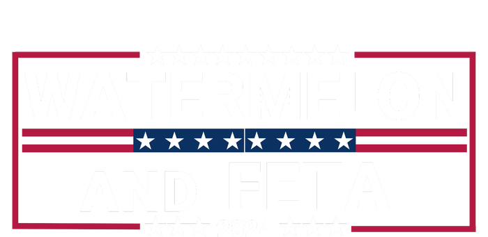 Watermelon & Feta 2024 Healthy Foodie Political Election T-Shirt