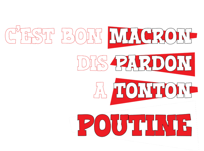 Funny Macron | Say Sorry To Putine 16 in Basic Backpack