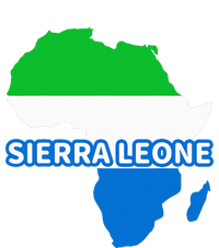 Sierra Leone Sierra Leonean Pride Flag Map Africa Performance Fleece Hoodie