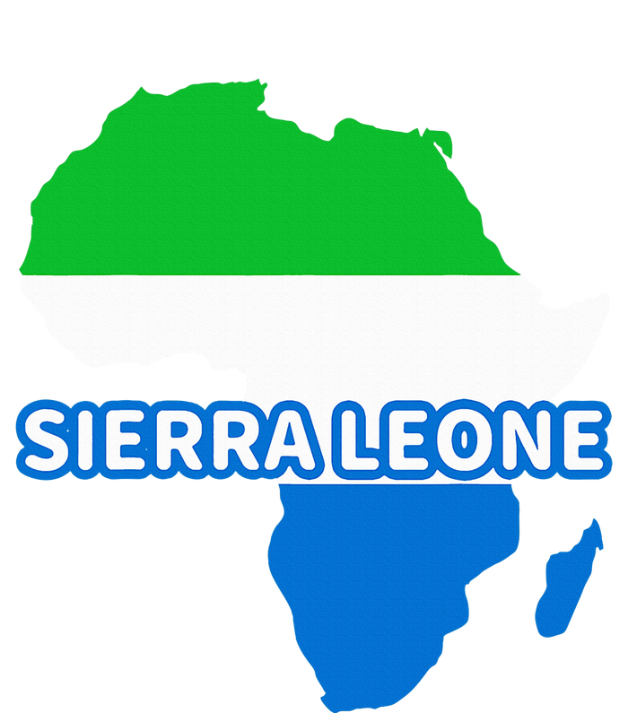 Sierra Leone Sierra Leonean Pride Flag Map Africa Performance Fleece Hoodie