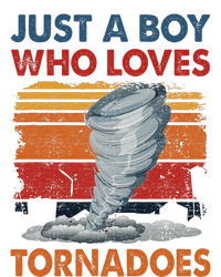 Just A Boy Who Loves Tornado Weather Storm Tornado Chaser Sweatshirt