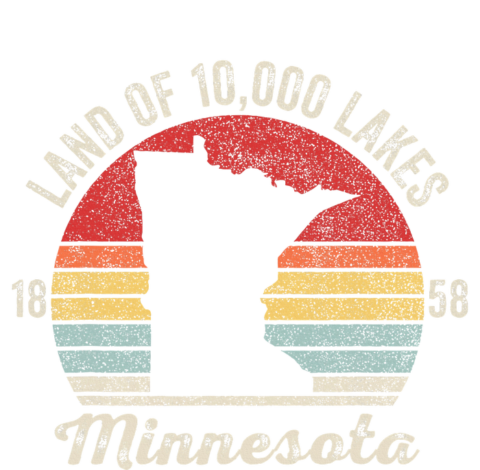 Vintage Retro Land Of 10000 Lakes 1858 Minnesota Toddler T-Shirt