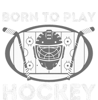 Born To Play Hockey Funny Ice Hockey Player Doggie Tank