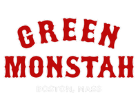 Green Monstah Funny Boston Mass New England Sports T-Shirt