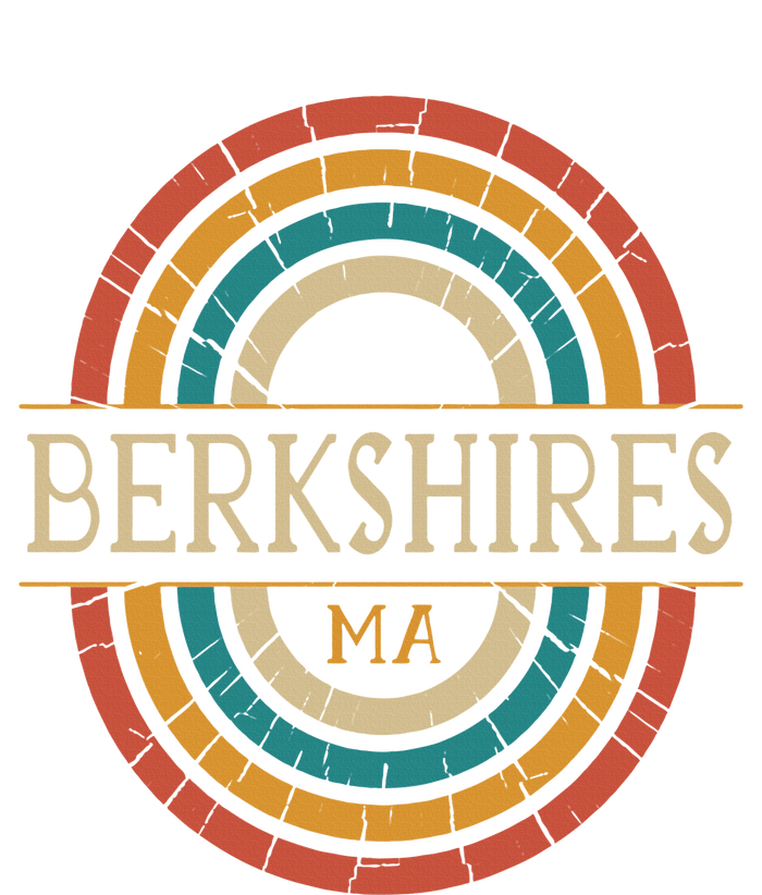 Berkshires Massachusetts Vintage Ma Retro Home State Women's Perfect Tri Tunic Long Sleeve Shirt