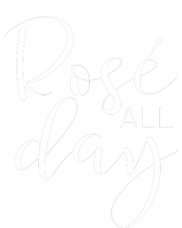 Funny Cute Rose All Day Wine Lover Gift Bumper Sticker