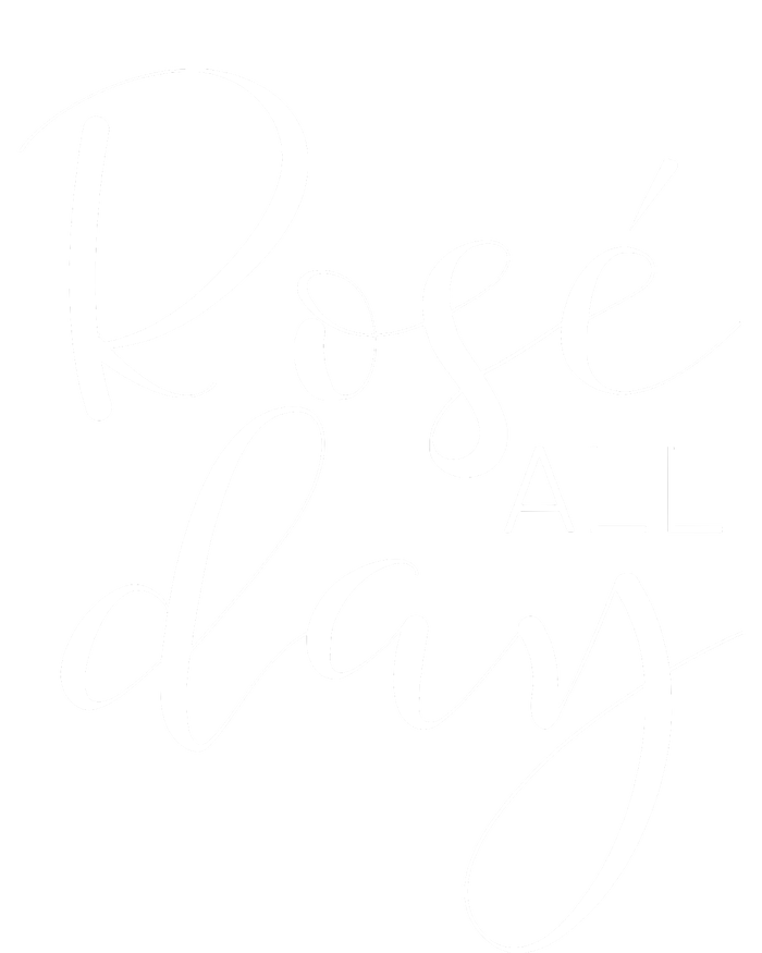 Funny Cute Rose All Day Wine Lover Gift Bumper Sticker