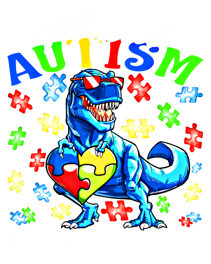 Proud Autism Daughter Dinosaur Autism Awareness Cool Gift Toddler Hoodie