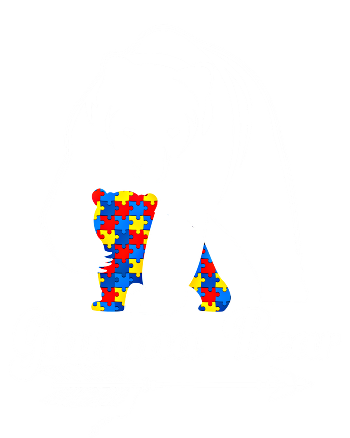 Proud Autism Glamma Bear Autism Awareness Autistic Support Cute Gift Tall Long Sleeve T-Shirt