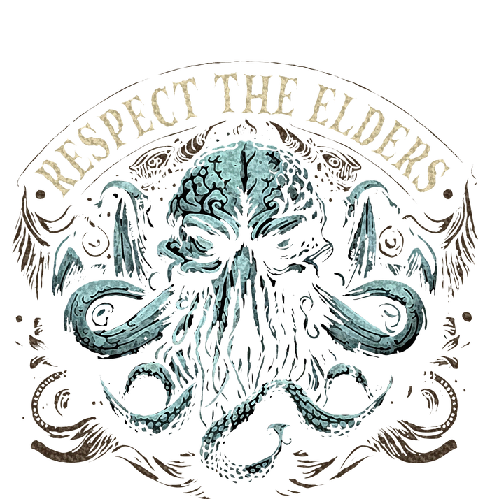 Cthulhu Respect The Elders Stripe Pom Pom Beanie