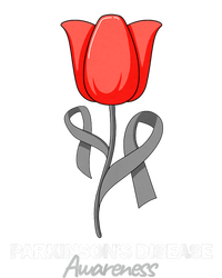 ParkinsonS Disease Awareness April Month Red Tulip Tall Hoodie