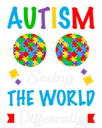 Seeing The World Differently Autism Spectrum Glasses Funny Gift Short Acrylic Beanie