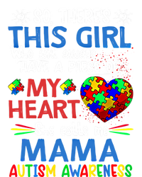 This She Calls Me Mama Autism Awareness Autistic Gift Women's Tri-Blend 3/4-Sleeve Raglan Shirt