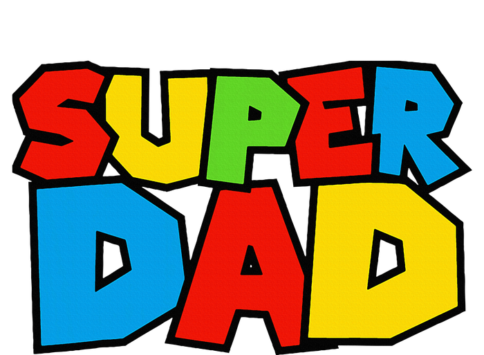 Super Dad Funny Gamer Design For FatherS Day Short Acrylic Beanie