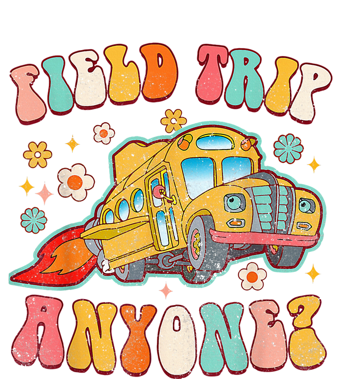 Field Trip Anyone Groovy School Bus Driver Valucap Bio-Washed Visor