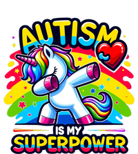 Autism Is My Superpower Dabbing Unicorn Autism Awareness Gift T-Shirt