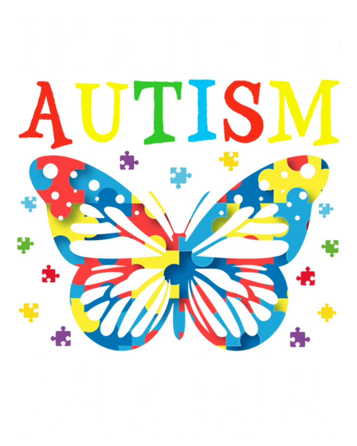 Autism Awareness Butterfly Design IM A Proud Autism Mama Gift Sweatshirt