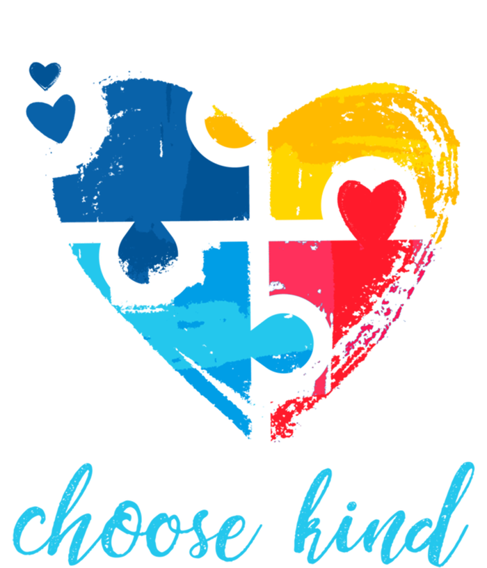 Autism Awareness Choose Kind Heart Puzzle Cool Gift Sweatshirt Cinch Pack Bag