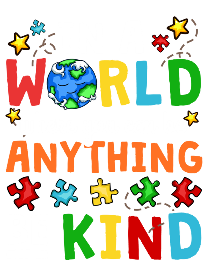 Autism Kindness Inspirational Be Kind Awareness Cute Gift V-Neck T-Shirt