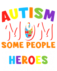 Autism Mom Raising My Son Hero Autism Awareness Ribbon Gift T-Shirt