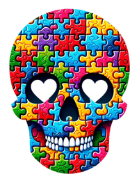 Autism Puzzle Skull Artistic Autism Awareness Support Gift Mousepad