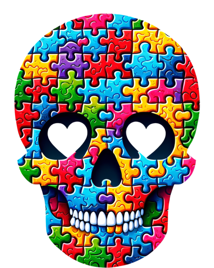 Autism Puzzle Skull Artistic Autism Awareness Support Gift Mousepad